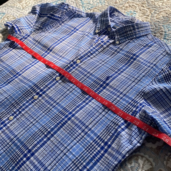 Ralph Lauren Striped Short Sleeve Button Shirt - Size XL - Picture 6 of 8